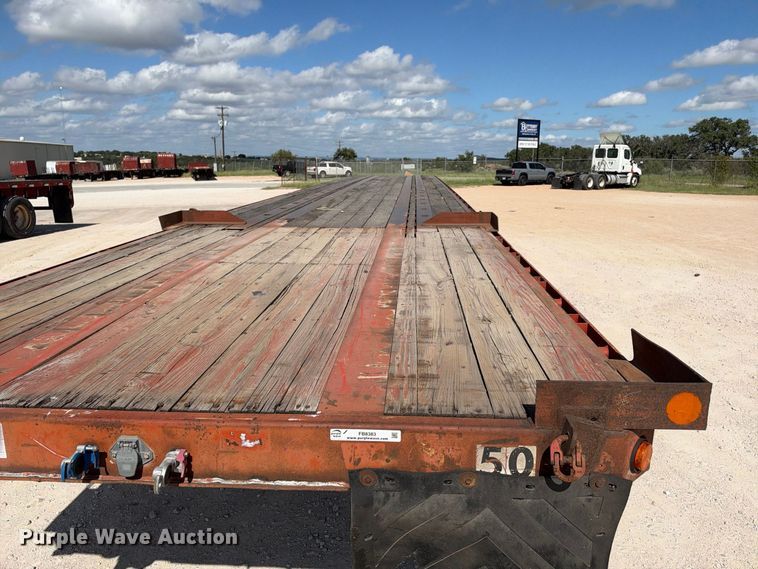 image for item FB8383 1998 Lufkin RM-ST flatbed trailer