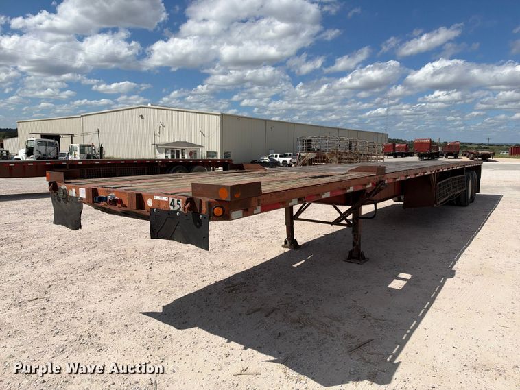 image for item FB8385 1998 Lufkin RM-ST flatbed trailer