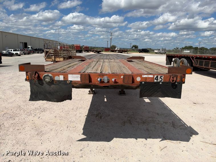 image for item FB8385 1998 Lufkin RM-ST flatbed trailer
