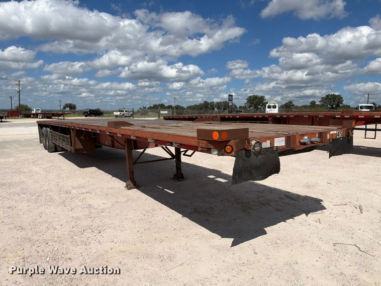 image for item FB8385 1998 Lufkin RM-ST flatbed trailer
