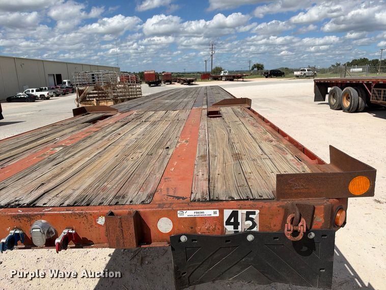 image for item FB8385 1998 Lufkin RM-ST flatbed trailer