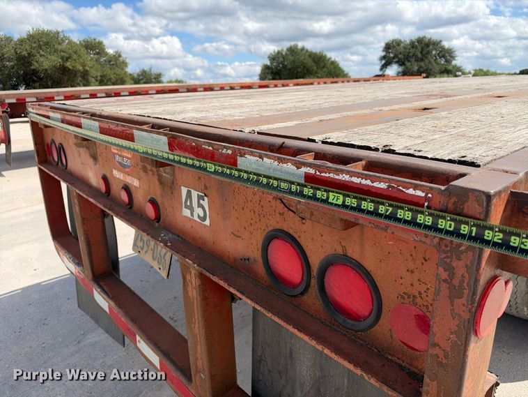 image for item FB8385 1998 Lufkin RM-ST flatbed trailer
