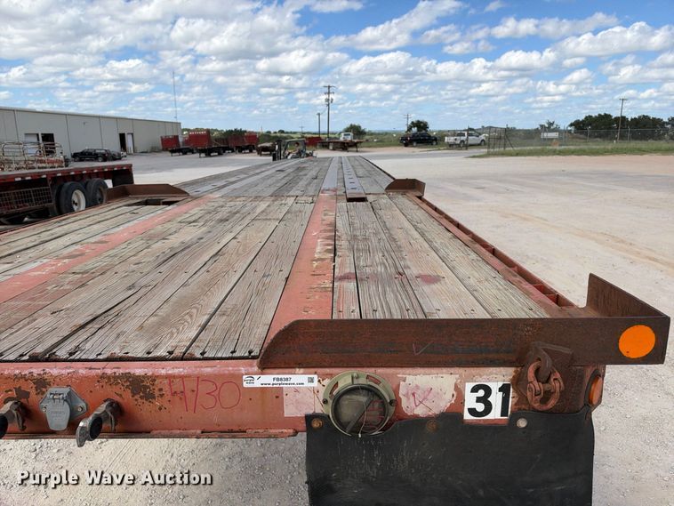 image for item FB8387 1997 Lufkin RM-ST flatbed trailer