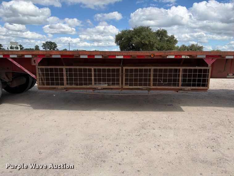 image for item FB8387 1997 Lufkin RM-ST flatbed trailer