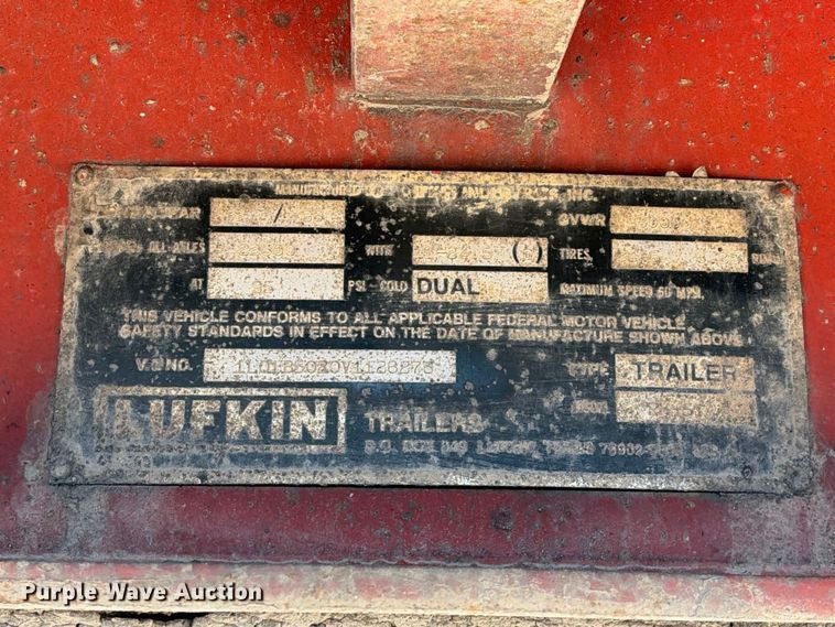 image for item FB8387 1997 Lufkin RM-ST flatbed trailer