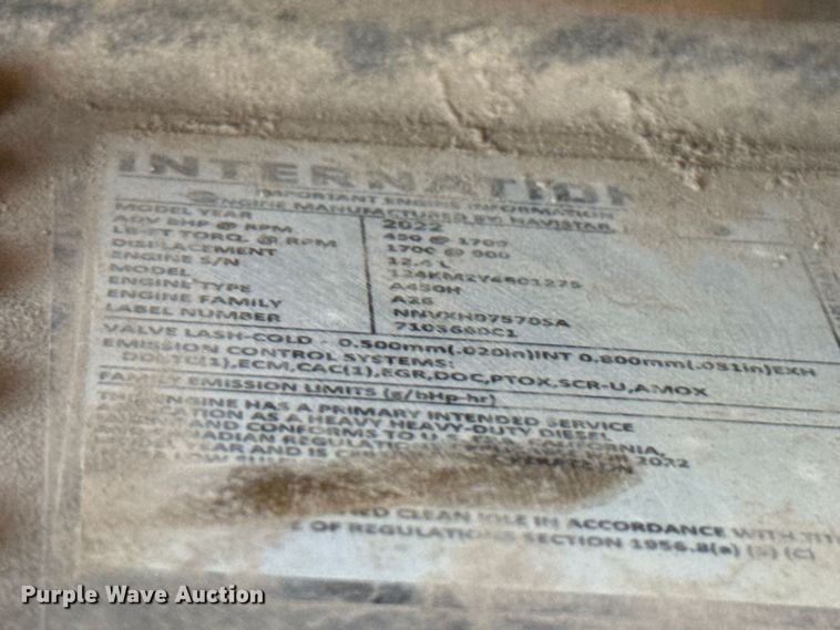image for item FC4498 2023 International LT625 semi truck