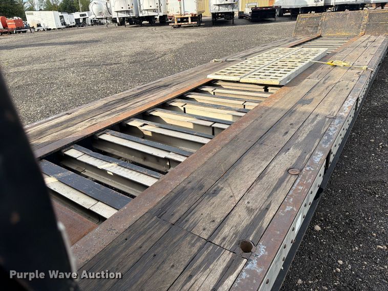image for item FI0438 2012 BWS lowboy equipment trailer