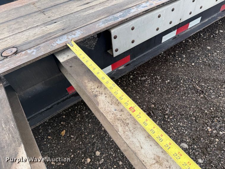 image for item FI0438 2012 BWS lowboy equipment trailer