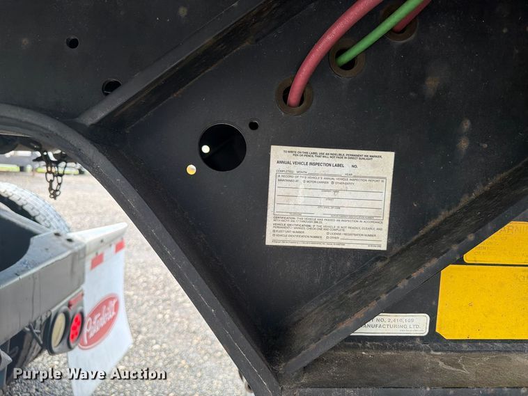image for item FI0438 2012 BWS lowboy equipment trailer