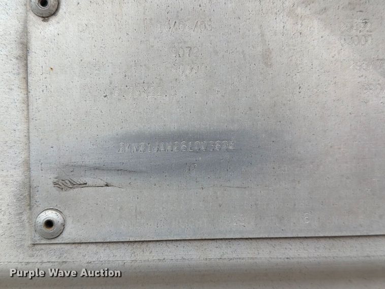 image for item FJ2040 2006 Trailmobile dry van trailer