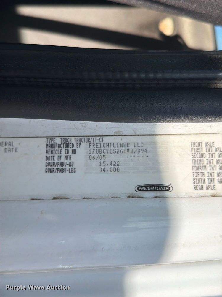 image for item FK4181 2006 Freightliner Business Class M2 semi truck