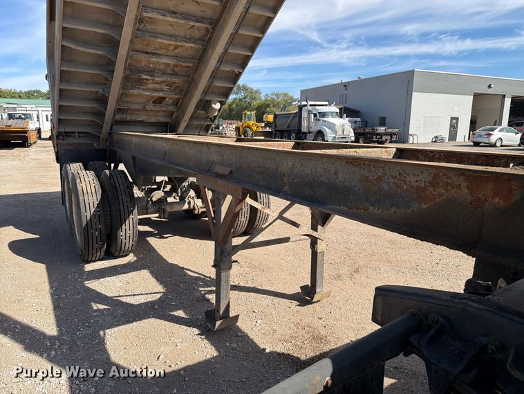 image for item FK4182 1974 Axle Equipment end dump trailer