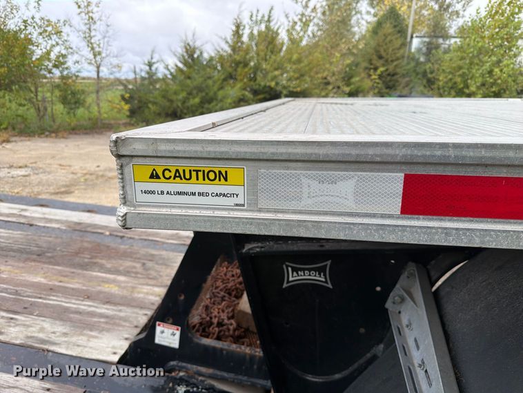 image for item FK4197 2023 Landoll 835F double drop deck equipment trailer
