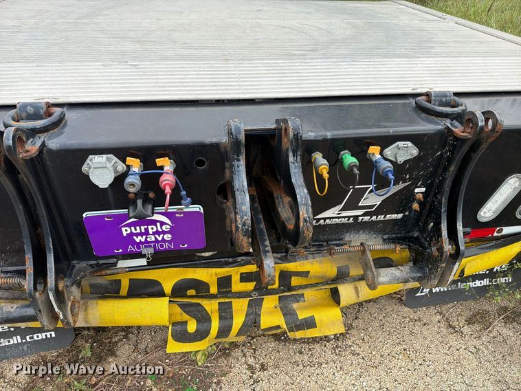 image for item FK4197 2023 Landoll 835F double drop deck equipment trailer