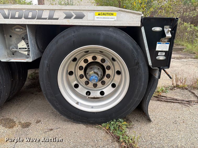 image for item FK4197 2023 Landoll 835F double drop deck equipment trailer