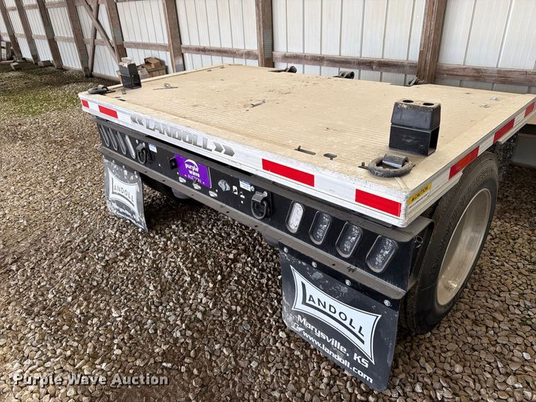 image for item FK4197 2023 Landoll 835F double drop deck equipment trailer