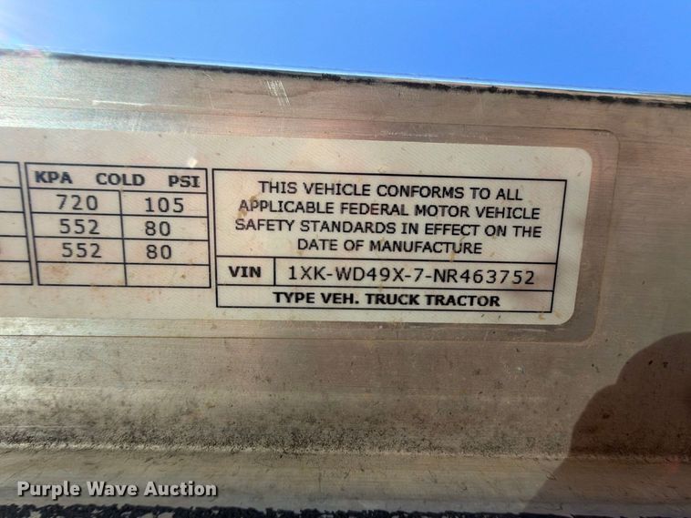 image for item FK5291 2022 Kenworth W900 semi truck