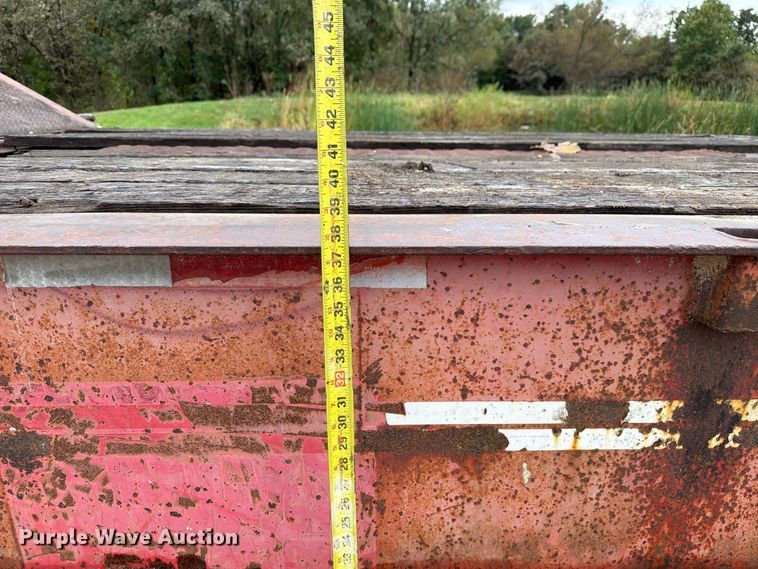 image for item FM6540 1985 Trail King TK70 drop deck equipment trailer