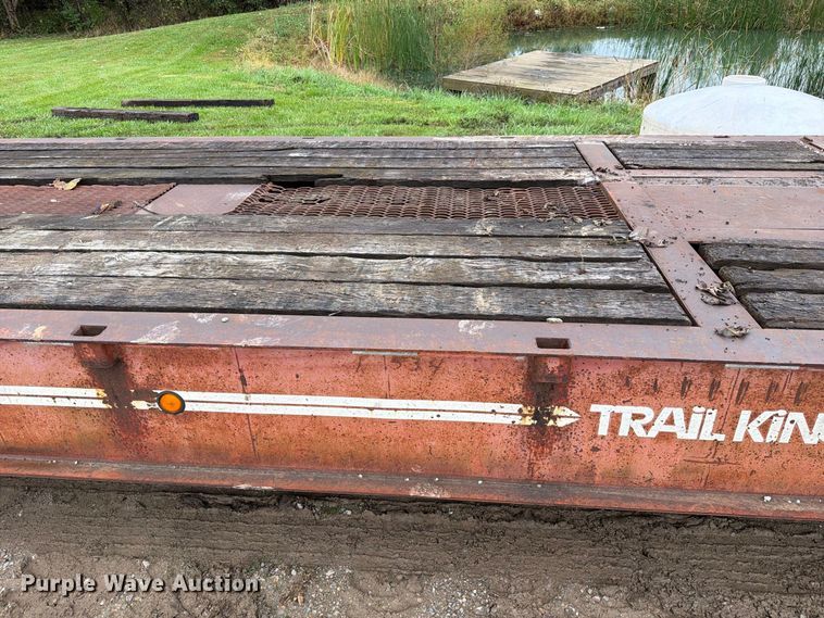 image for item FM6540 1985 Trail King TK70 drop deck equipment trailer