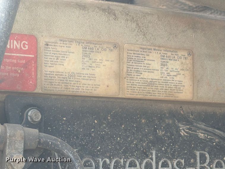image for item FM7720 2004 Sterling Truck L9500 Series flatbed truck