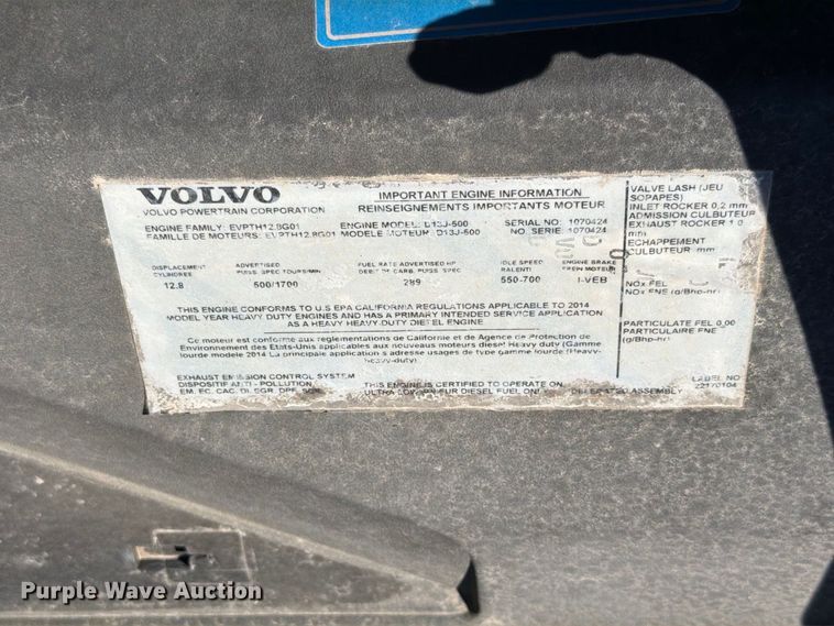 image for item FT6436 2015 Volvo VN semi truck