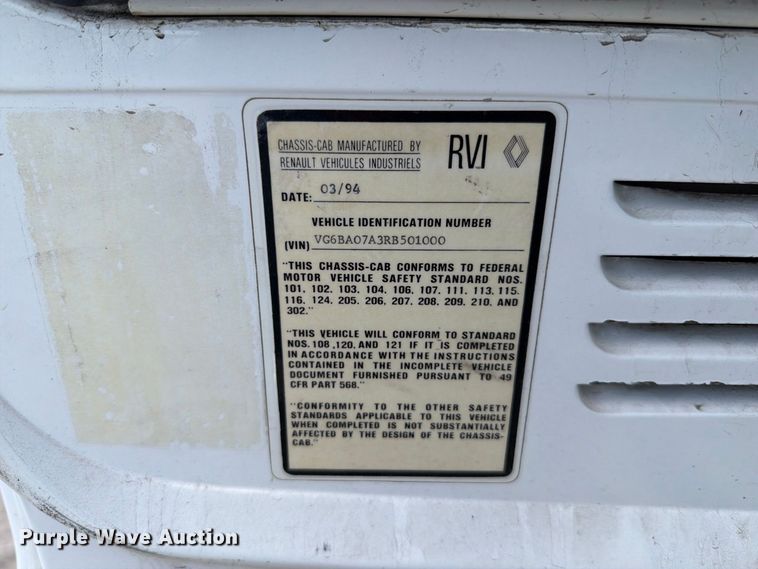 image for item FT6478 1994 Mack CS hook lift truck