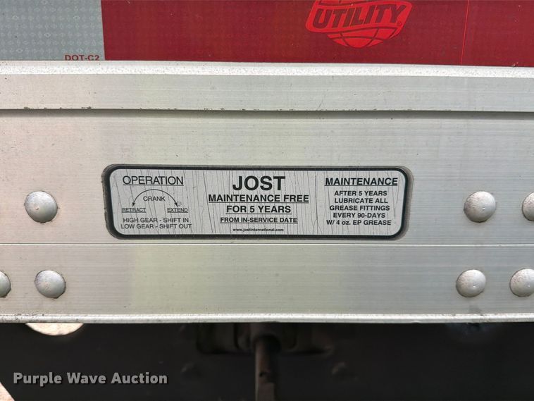 image for item YA1831 2022 Utility VS2DX dry van trailer