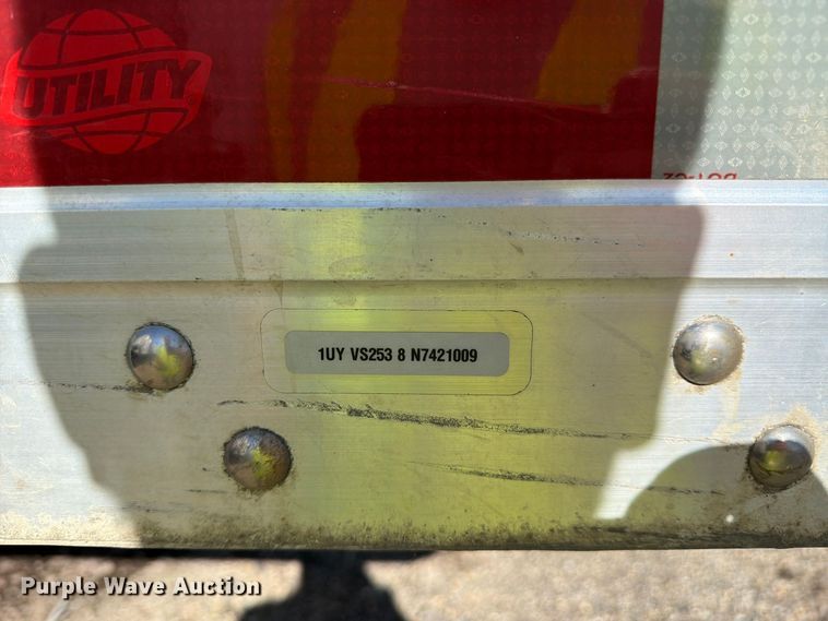 image for item YA1831 2022 Utility VS2DX dry van trailer