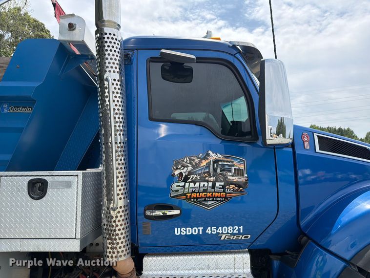 image for item YA4504 2021 Kenworth T880 dump truck