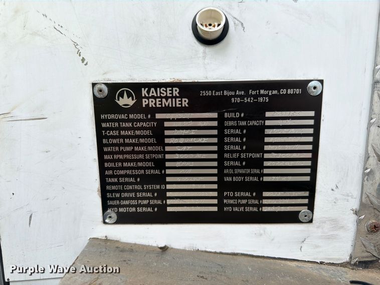 image for item YA4511 2023 Kenworth T880 hydrovac truck