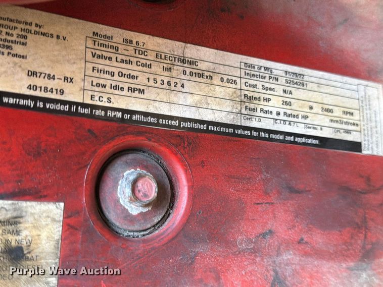 image for item YA5200 2018 International 4300 box truck
