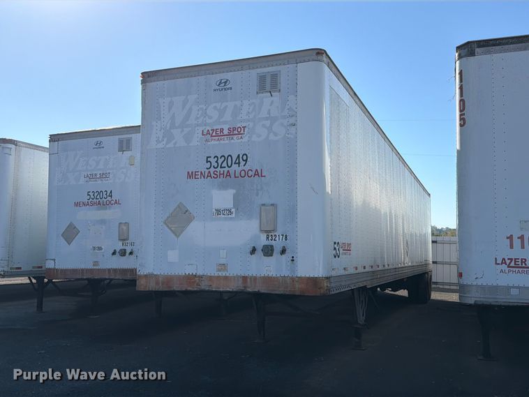 image for item YA5323 2004 Hyundai V12530152-AJS dry van trailer