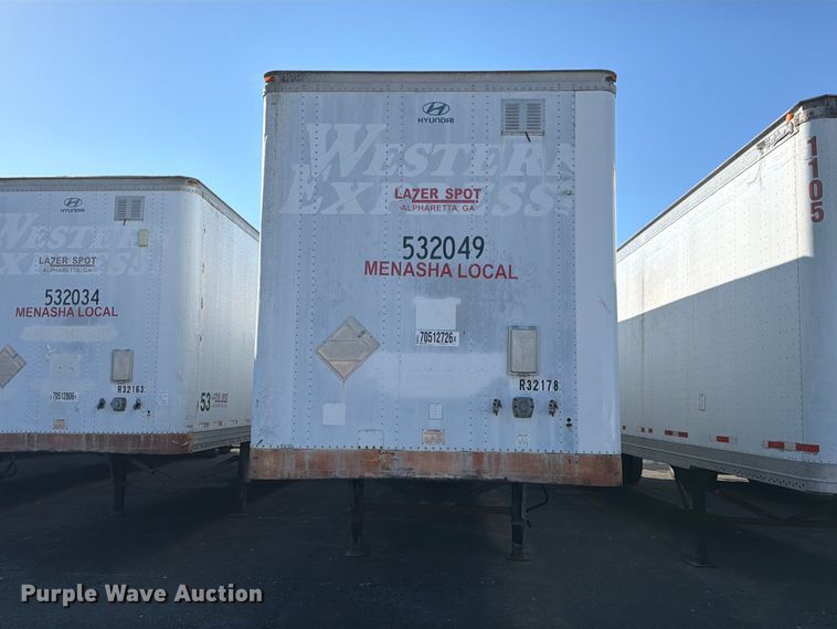 image for item YA5323 2004 Hyundai V12530152-AJS dry van trailer