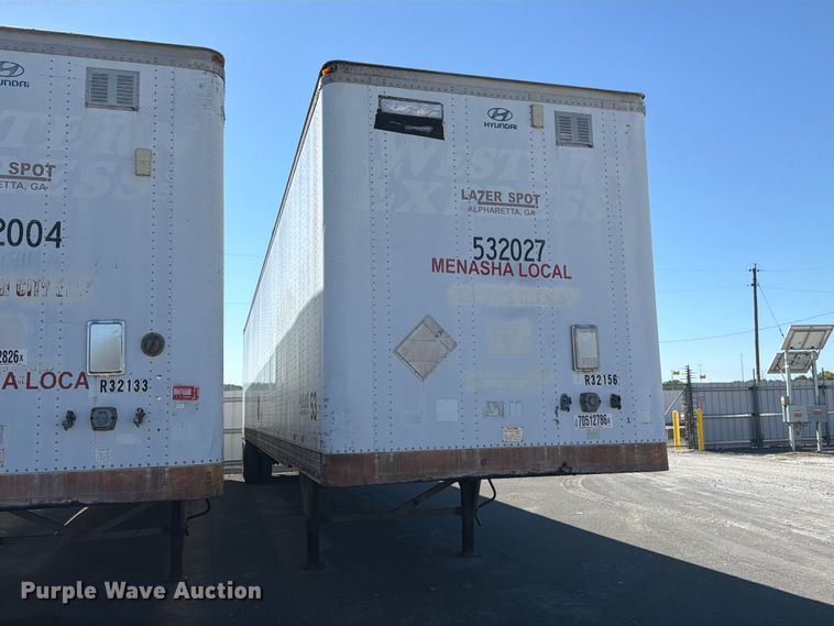 image for item YA5325 2004 Hyundai V12530152-AJS dry van trailer