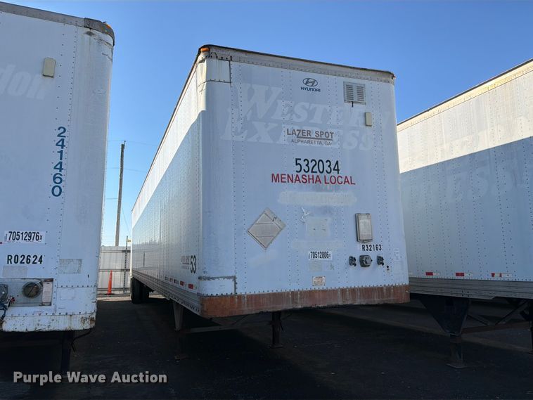 image for item YA5326 2004 Hyundai V12530152-AJS dry van trailer