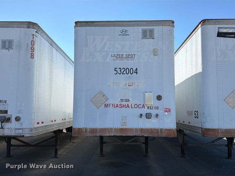 image for item YA5327 2004 Hyundai V12530152-AJS dry van trailer