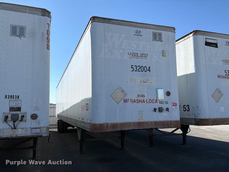 image for item YA5327 2004 Hyundai V12530152-AJS dry van trailer