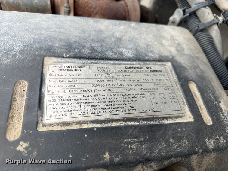image for item DT3076 2012 Peterbilt 388 dump truck