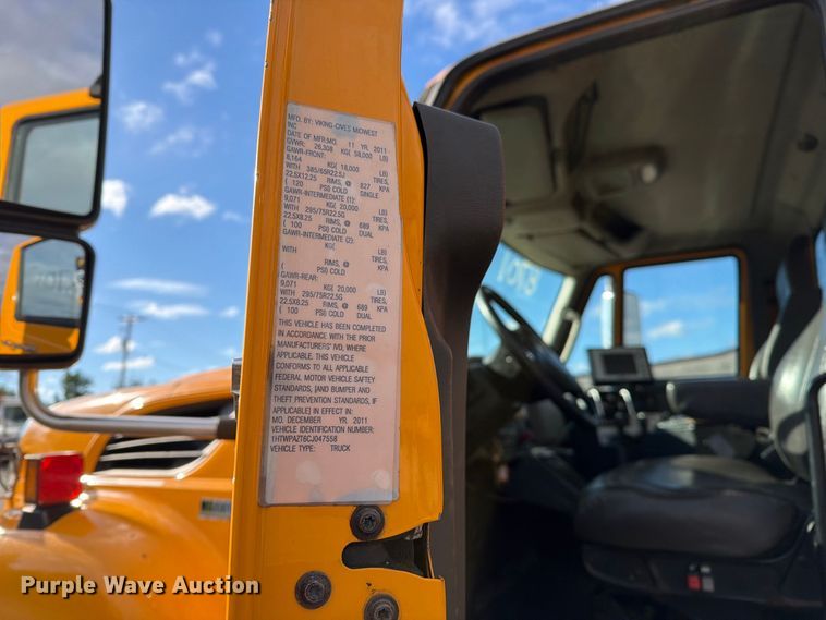 image for item DZ4947 2012 International 7500 dump truck