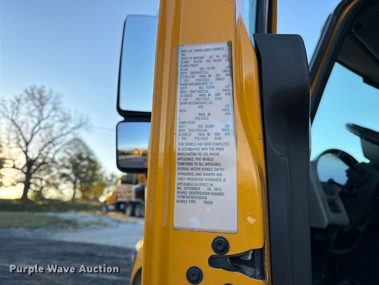 image for item DZ4948 2014 International 7500 dump truck