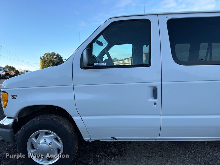 image for item DZ4949 1999 Ford  E350 Super Duty XLT utility van and falling weight deflectometer trailer
