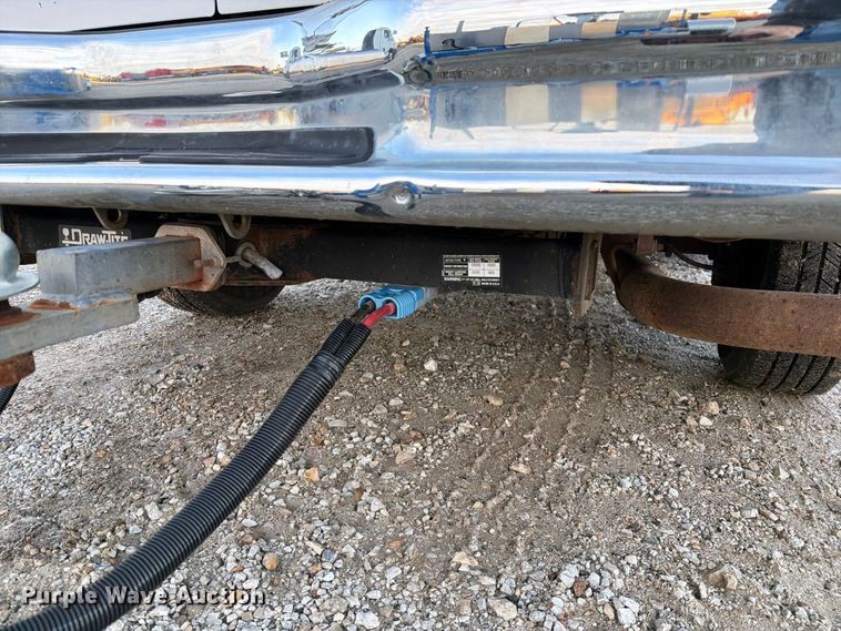 image for item DZ4949 1999 Ford  E350 Super Duty XLT utility van and falling weight deflectometer trailer