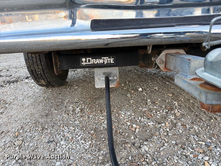 image for item DZ4949 1999 Ford  E350 Super Duty XLT utility van and falling weight deflectometer trailer