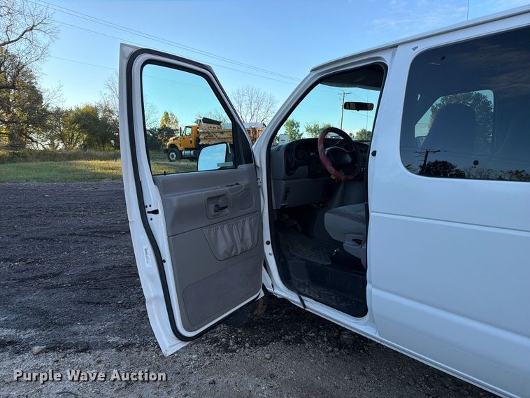 image for item DZ4949 1999 Ford  E350 Super Duty XLT utility van and falling weight deflectometer trailer