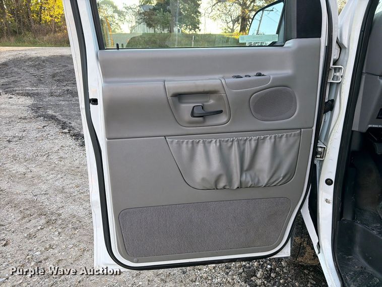 image for item DZ4949 1999 Ford  E350 Super Duty XLT utility van and falling weight deflectometer trailer