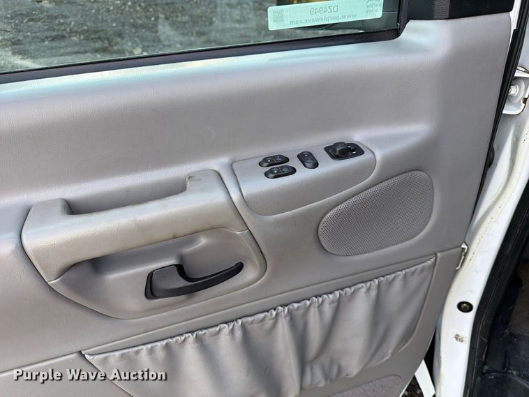 image for item DZ4949 1999 Ford  E350 Super Duty XLT utility van and falling weight deflectometer trailer