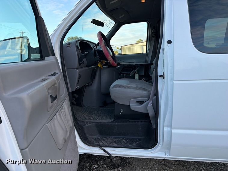 image for item DZ4949 1999 Ford  E350 Super Duty XLT utility van and falling weight deflectometer trailer