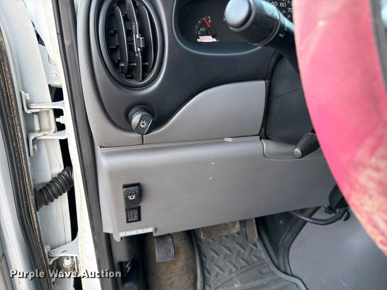 image for item DZ4949 1999 Ford  E350 Super Duty XLT utility van and falling weight deflectometer trailer