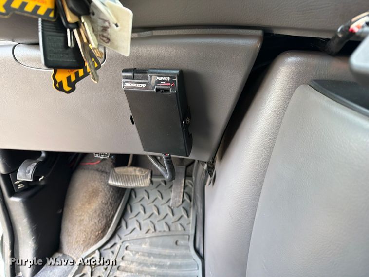 image for item DZ4949 1999 Ford  E350 Super Duty XLT utility van and falling weight deflectometer trailer