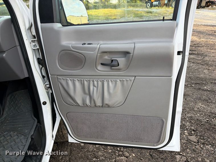 image for item DZ4949 1999 Ford  E350 Super Duty XLT utility van and falling weight deflectometer trailer